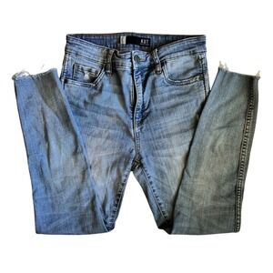 KUT From The Kloth Connie High Rise Fab Ab Ankle Skinny Jeans Distressed Size 6